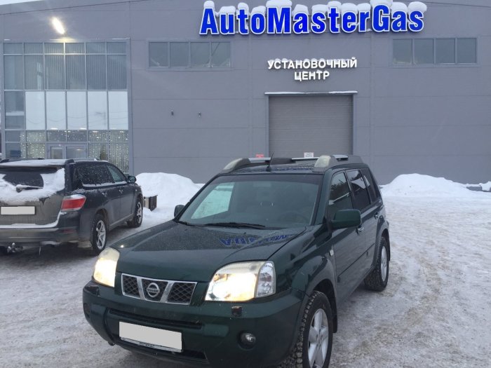Установка ГБО на Nissan X-Trail 2006г., ГБО 4 поколения, пропан LANDI RENZO (Италия), двигатель 2.0л. 4 цилиндра