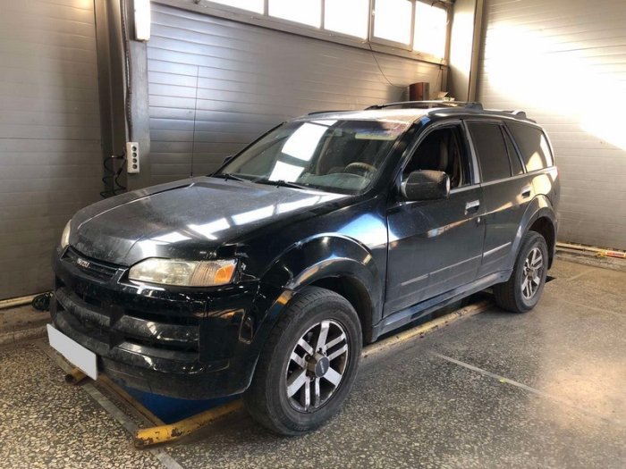 Установка ГБО на Isuzu Axiom 2001 г., ГБО 4 поколения, пропан 4SAVE (Польша), двигатель 3.5 л. 6 цилиндров