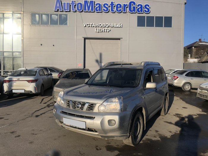 Установка ГБО на Nissan X-Trail 2010г., ГБО 4 поколения, пропан LANDI RENZO (Италия), двигатель 2.5л. 4 цилиндра