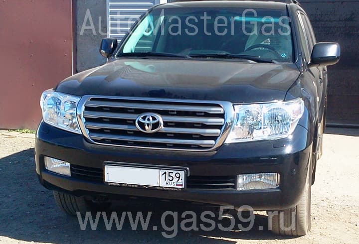 Установка ГБО на Toyota Land Cruiser 200, ГБО 4 поколения BRC P&D, с баллоном 94 литров